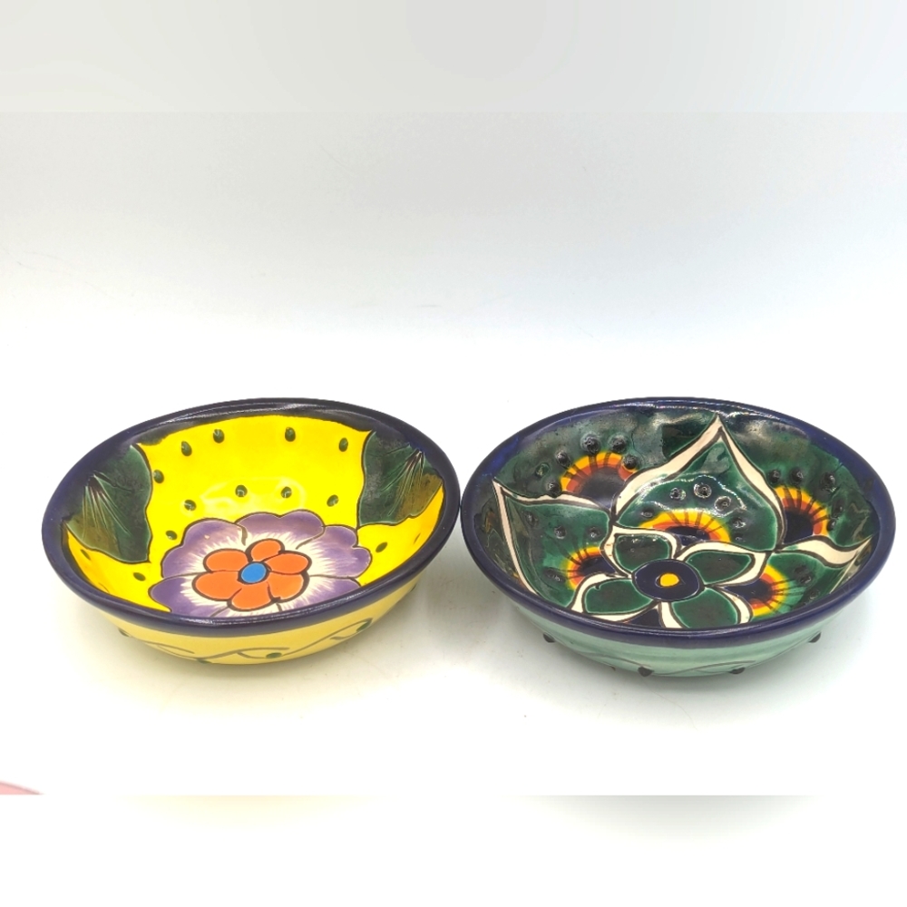 COPY - MEXICAN TALAVERA POTTERY BOWL PLATE